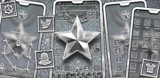 Silver Star Theme Launcher screenshot 6