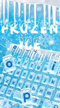 Frozen Crystal Ice Keyboard Theme screenshot 1