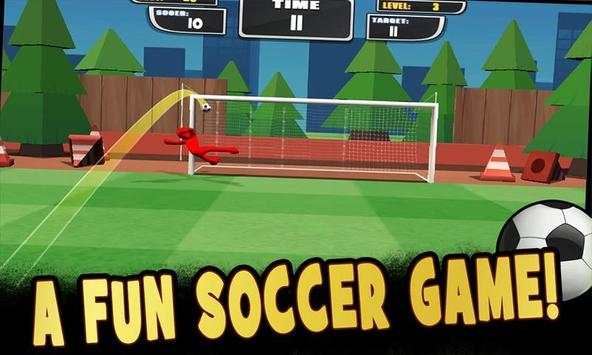 Stickman Freekick Soccer Hero screenshot 1