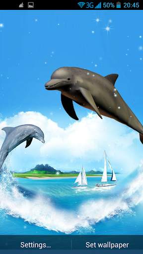 Dolphin 3D Live Wallpaper screenshot 4