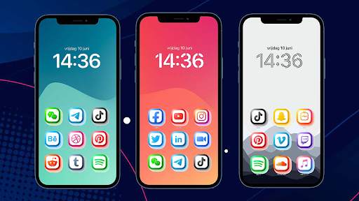 iPhone 14 Plus Launcher iOS 17 screenshot 1