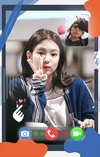 Jennie Kim Video Call Blackpink - Call Simulation screenshot 2