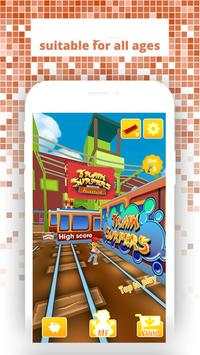 Ninja Subway Surf Game. Angela Sufers Run screenshot 1