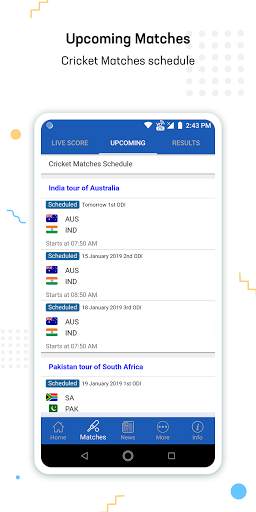 CrickOne - Live Cricket Score, Schedule & News screenshot 6