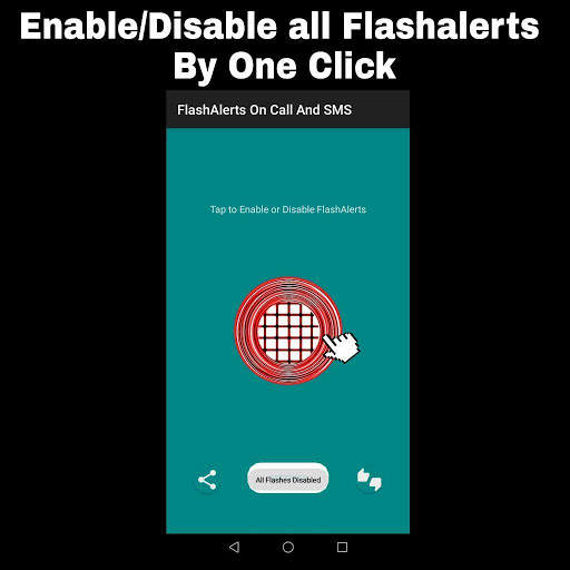 Flash on Call & SMS:Brightest Torch LED Flashlight screenshot 1