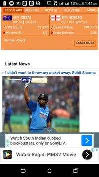 Live Cricket Score screenshot 1