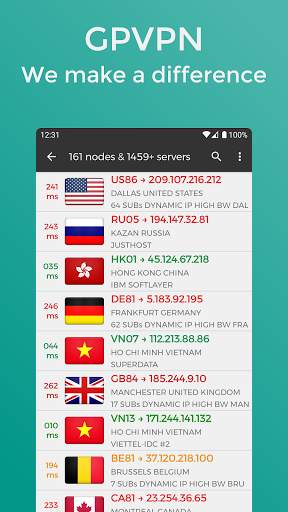 GPVPN - SSTP VPN - Game Ping Booster & Reduce Lag screenshot 8
