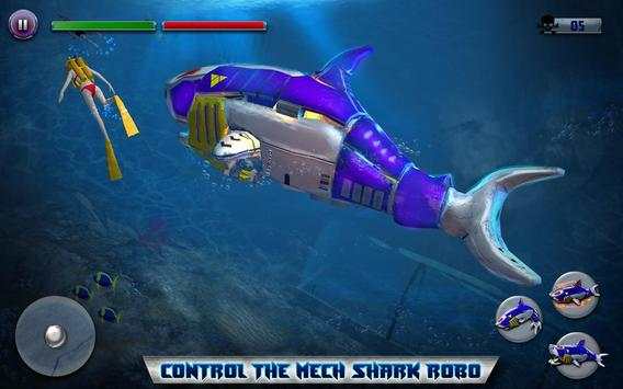 Robot Sea Shark Simulator screenshot 6