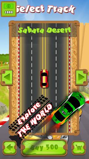 Mad Car Drive 2D: Crazy Driver screenshot 4