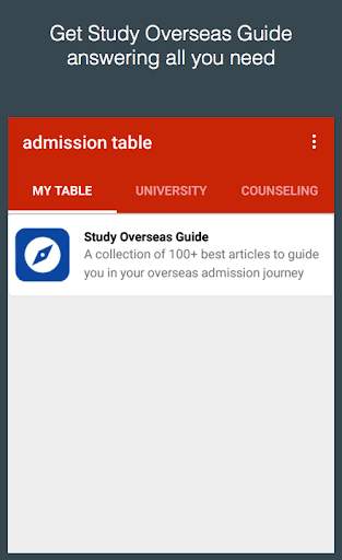 Admission Table скриншот 1