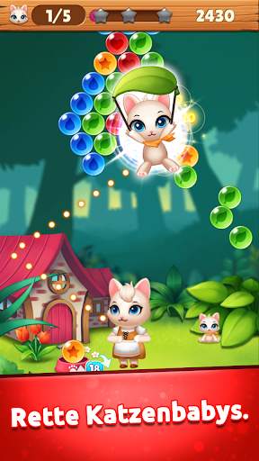 Bubble Cats Shooter POP : Puzzle Mania screenshot 4
