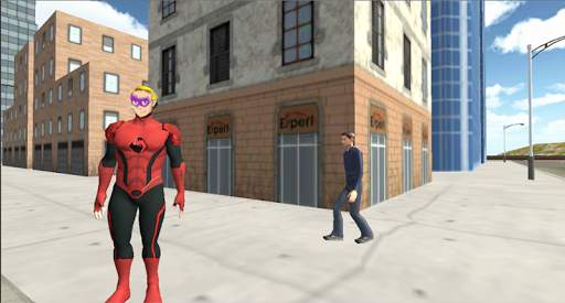 Super Captain Heroes Men Fighting Games City Crime screenshot 3