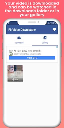 Video downloader for facebook | Download fb videos screenshot 5