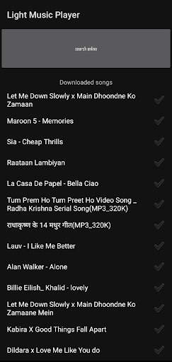 Light Music Player screenshot 2