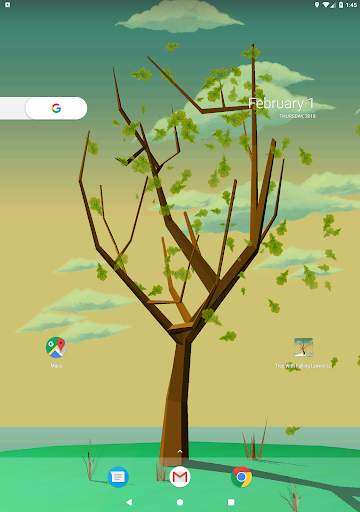Tree With Falling Leaves Live Wallpaper - FREE screenshot 14