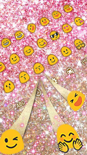Colorful Glitter Keyboard screenshot 3