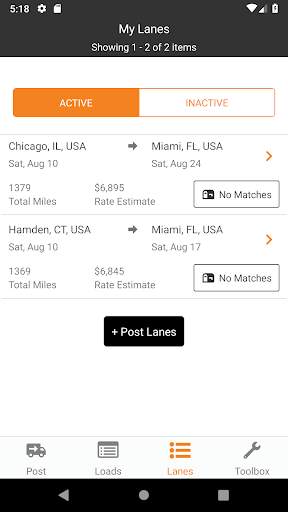 HaulHound: Trucking Loadboard & Freight Matching screenshot 7
