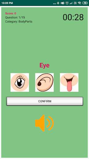 Learn Body Parts in English screenshot 5