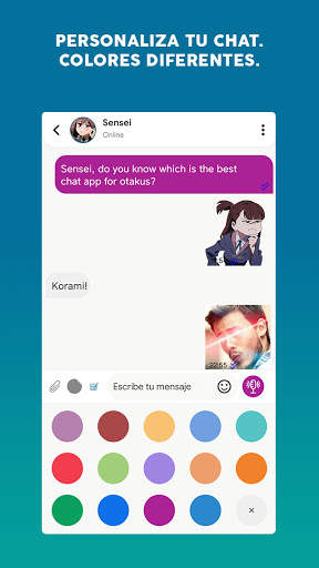 Korami - Otaku Chat Messenger screenshot 6