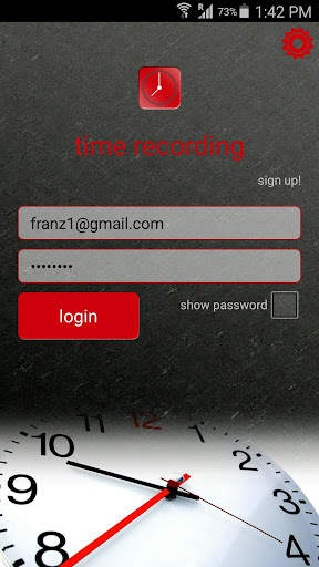 Time Recording скриншот 1