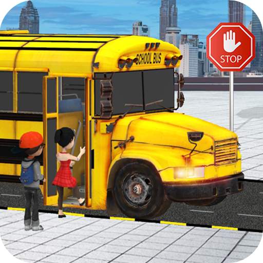 School Bus Parking 3d-Bus Game 0.5