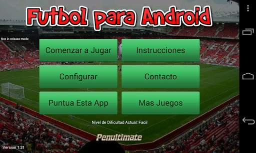 Futbol para Android screenshot 3