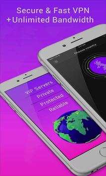 HOT Turbo VPN - Unlimited Free & Fast Proxy VPN screenshot 1