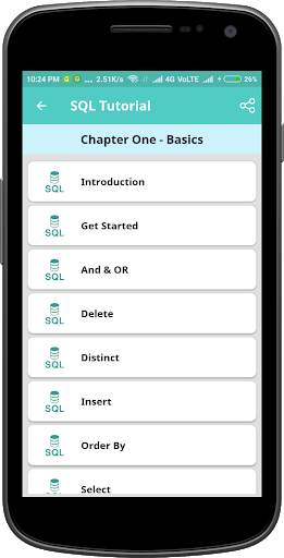 SQL Tutorial screenshot 3