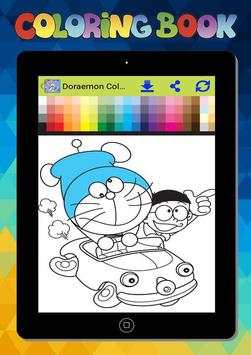 New Coloring Game for Kids: Doraemon screenshot 4