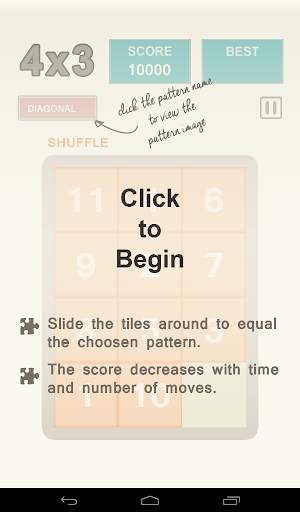 4x3 Sliding puzzle game screenshot 6