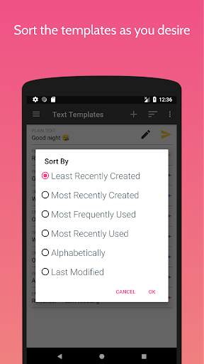 Text Templates - Templates and Message Scheduler скриншот 8