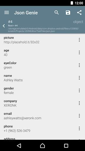Json Genie (Viewer & Editor) 5 تصوير الشاشة