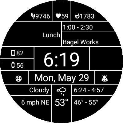 Notro Watch Face with the Omega Engine скриншот 4