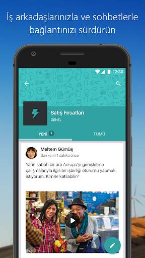 Yammer screenshot 1
