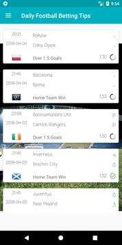 Daily Football Betting Tips screenshot 1