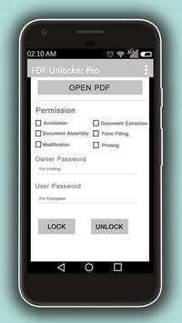 PDF Password Unlocker - Lock/Unlock PDF screenshot 1