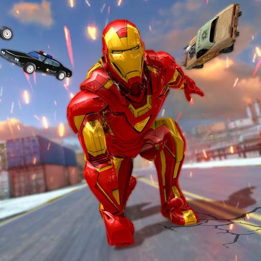 Flying Iron Hero: Rope Iron Superhero Action Games 0.2