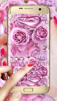 Rose waterdrops toetsenbord screenshot 1