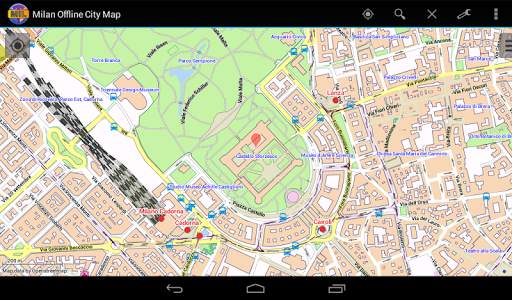 Milan Offline City Map स्क्रीनशॉट 13