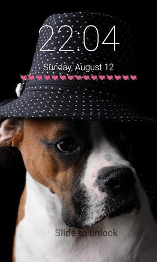 Puppy Dog Pattern Lock Screen Cute Puppy Pin Lock screenshot 7
