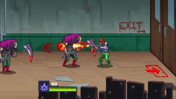 Classic Contra-Zombie City screenshot 2