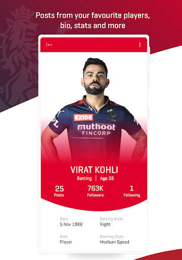 RCB Official- Live IPL Cricket screenshot 22