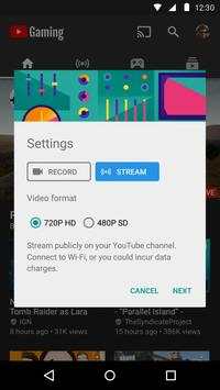 YouTube Gaming screenshot 4