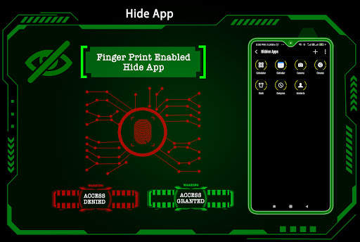 Futuristic Launcher - App lock, Hide App screenshot 4
