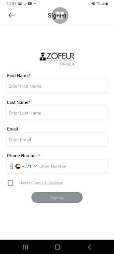 Zofeur - Driver App screenshot 2