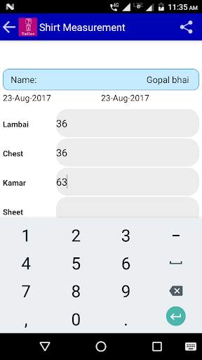 Tailor App screenshot 5