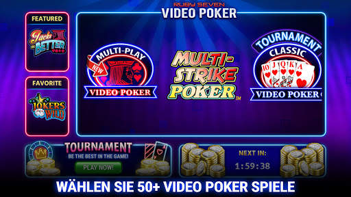 Video Poker by Ruby Seven screenshot 1