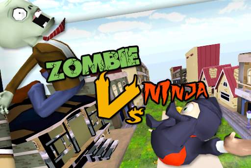 3D Zombie VS Ninja Sufers Run screenshot 4