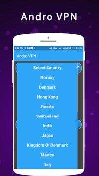 Andro VPN screenshot 1