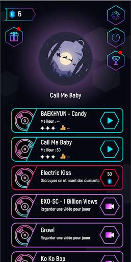 EXO Tiles Hop: KPOP EDM Rush screenshot 1